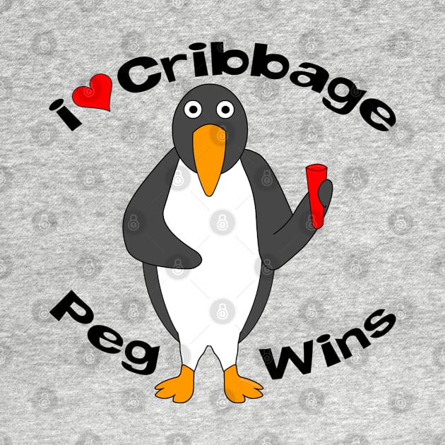 Cribbage Peg Wins by Barthol Graphics